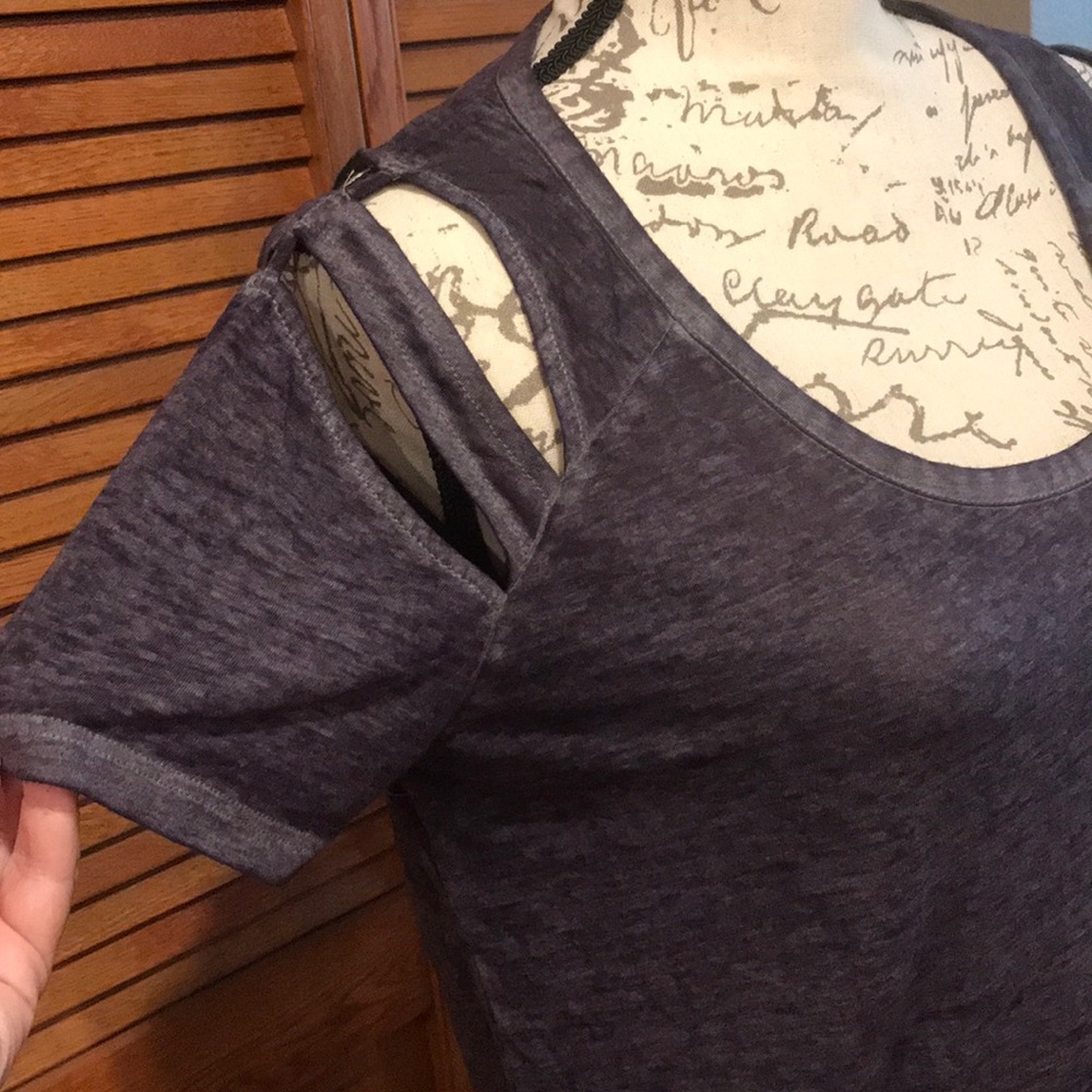 Cold shoulder t-shirt